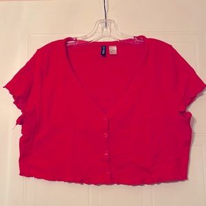 Red Crop Top